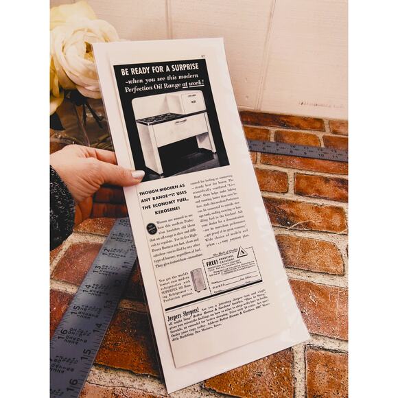 1940s Vintage Print Ad Kerosene Oil Kitchen Applicance Function and Design - Picture 3 of 10